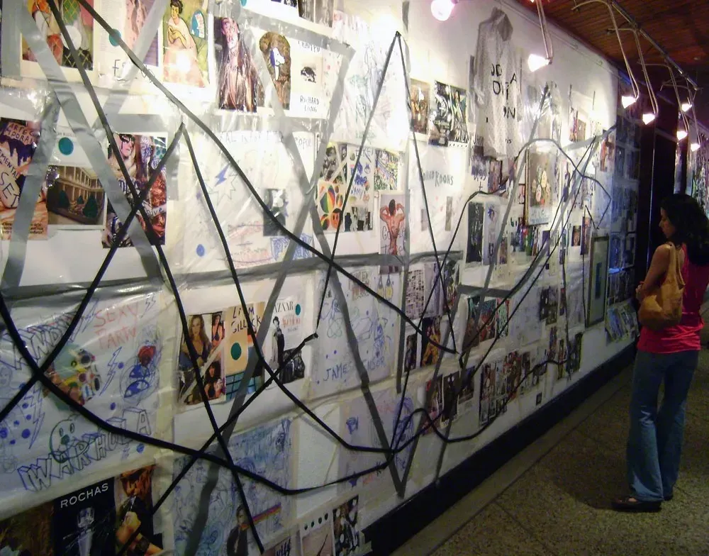 Luis Salazar and one of his installations, image 3