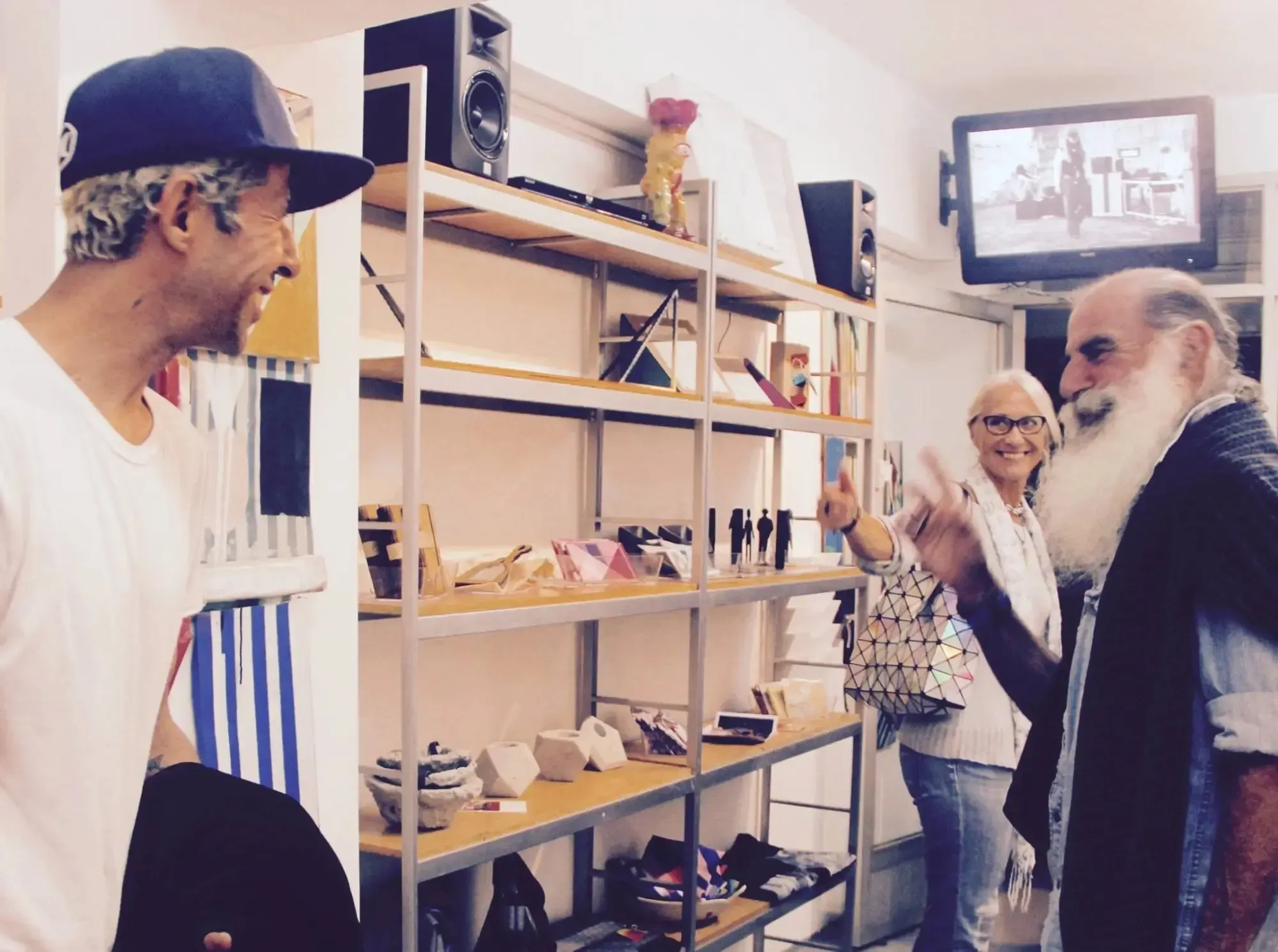 Luis Salazar with Carlos Castillo and his wife