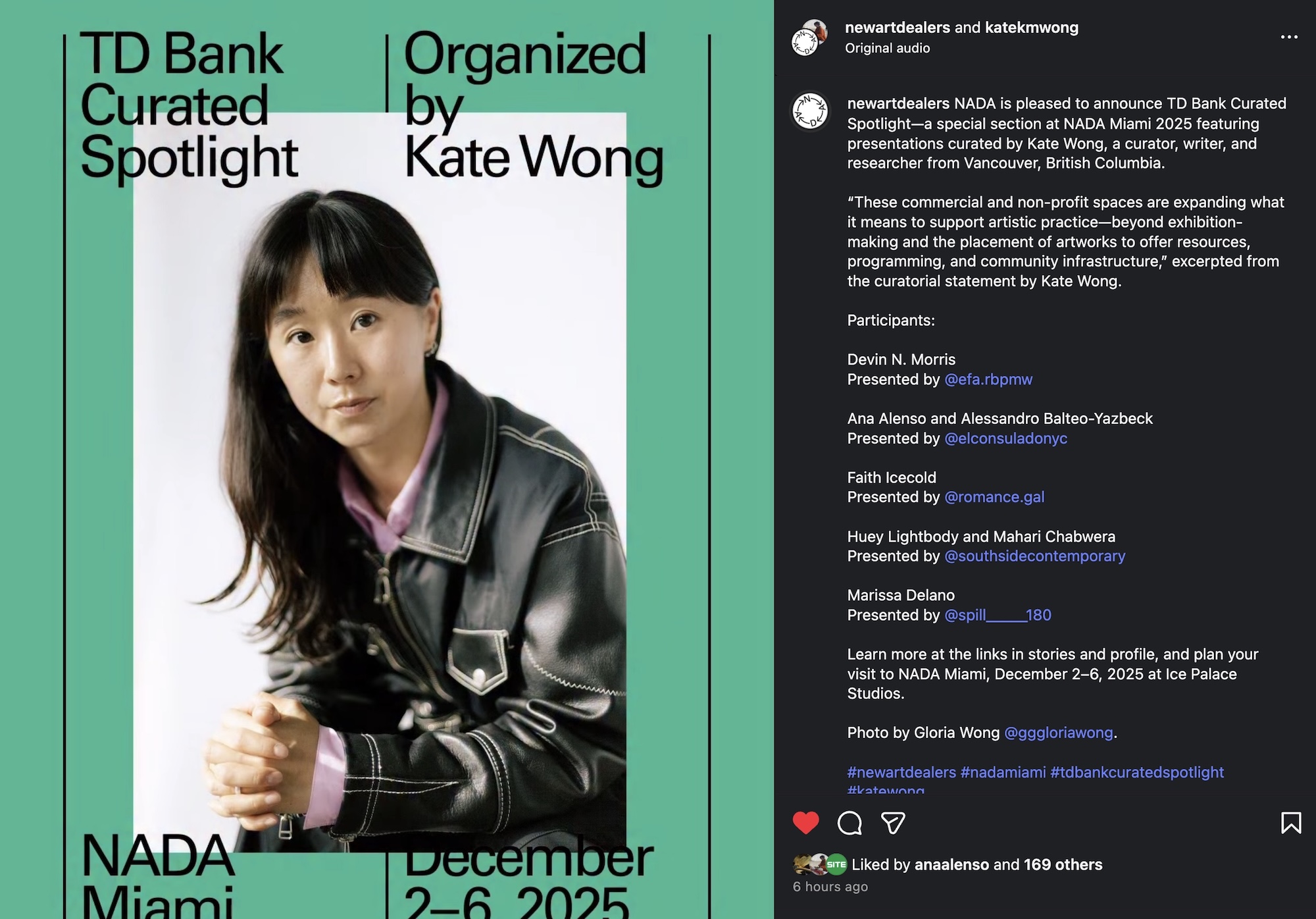 Independent Curator Kate Wong to Organize NADA Miami’s 2025 ‘Curated Spotlight’ Section